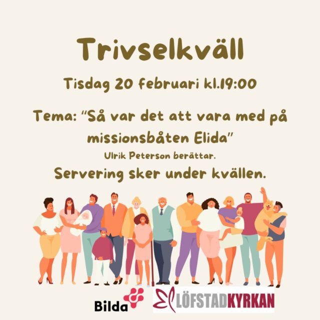 Trivselkväll tjugonde februari.