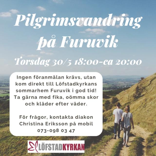 Pilgrimsvandring på Furuvik trettionde maj