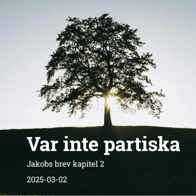 Var inte partiska (Jak 2)