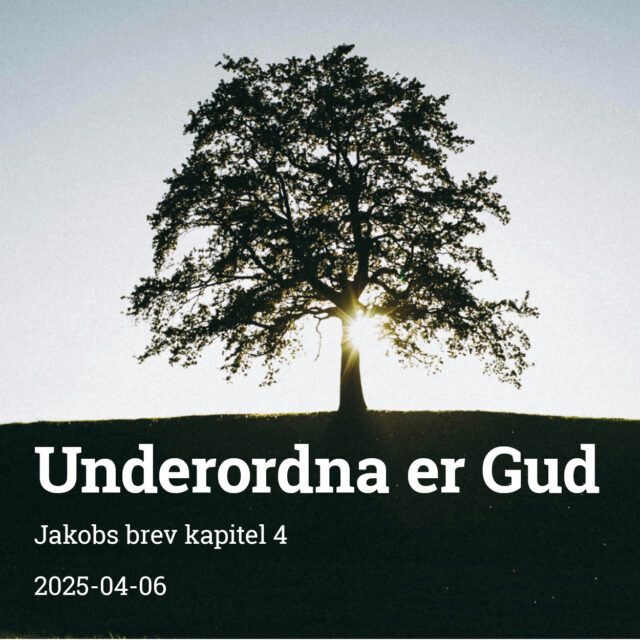 Underordna er Gud