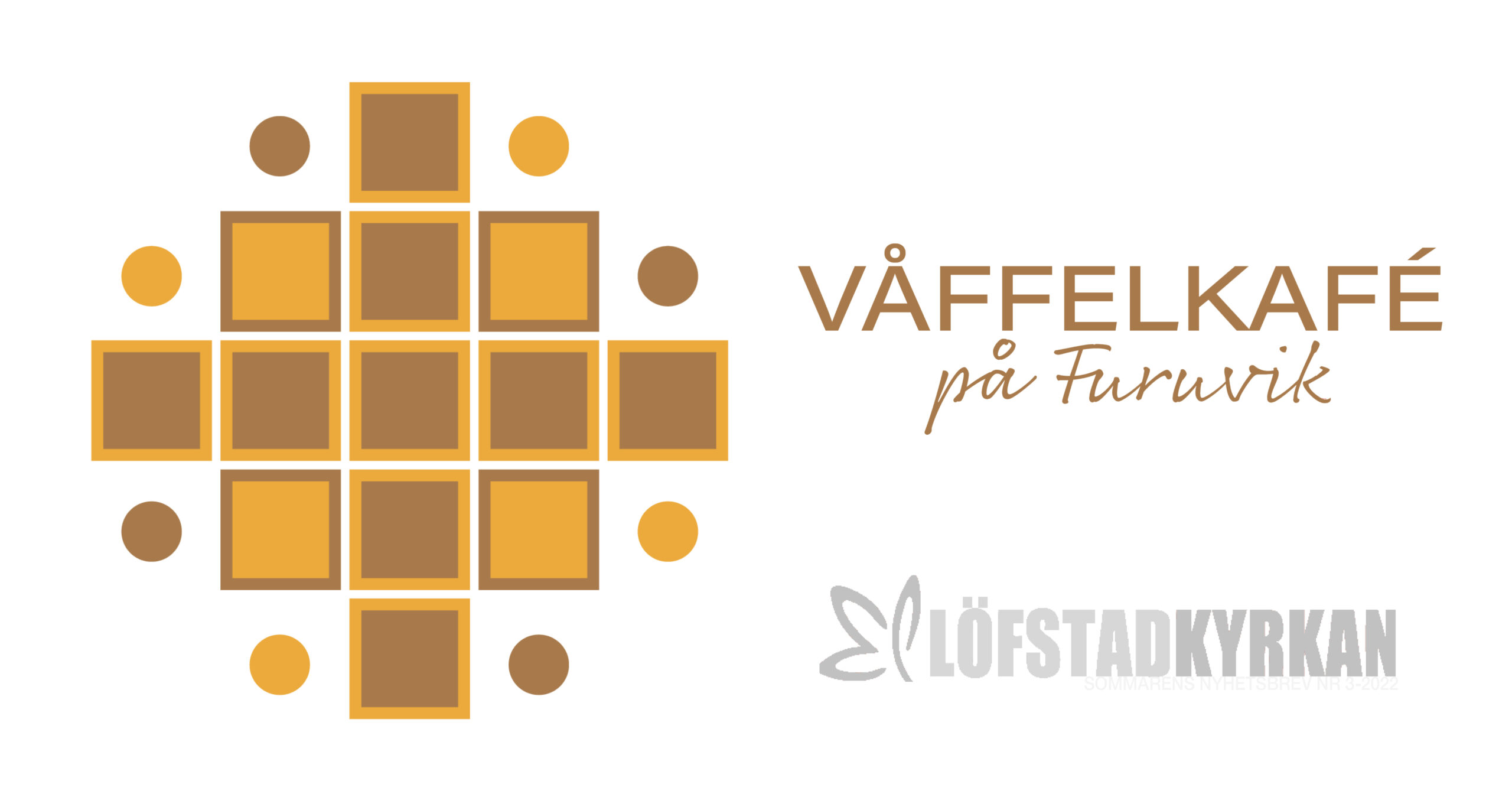 Inbjudan till våffelkafé i Löfstadkyrkans sommarhem Furuvik utanför Tranås