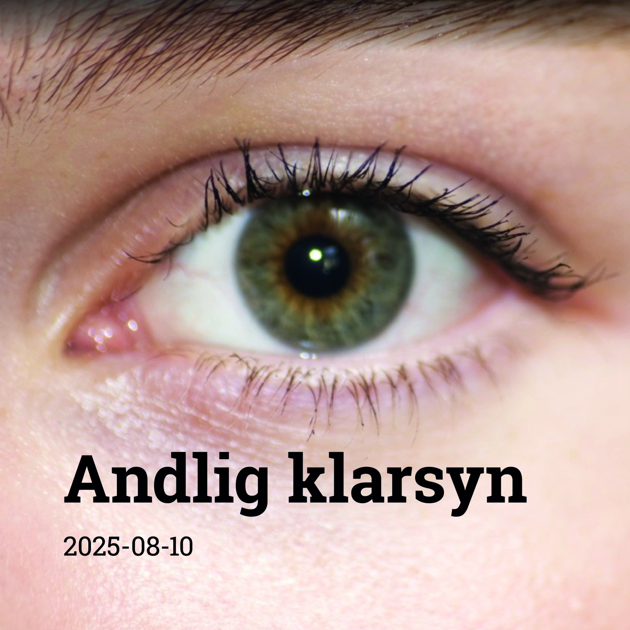 Närbild på barns ögat, som illustration till dagens predikotema "Andlig klarsyn"